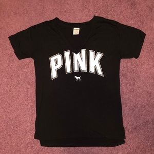 VS PINK BLACK TEE
